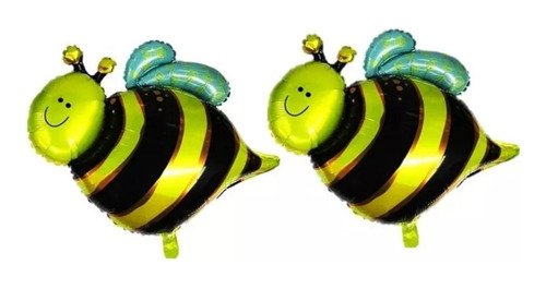 2 Globos En Forma De Abejas - Grandes  60*50cm 