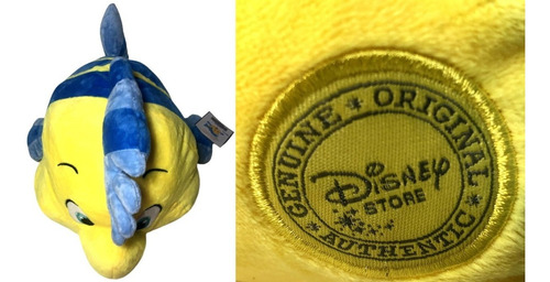 Imagem 4 de 5 de Pelúcia Disney Peixe Linguado A Pequena Sereia Original