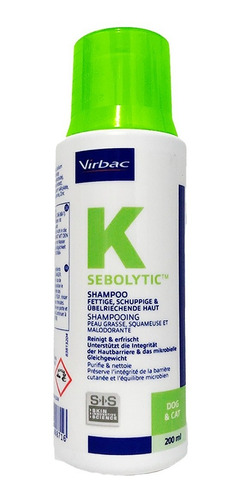 Virbac Sebolytic Shampoo 200 Ml Shampoo Dermatologico