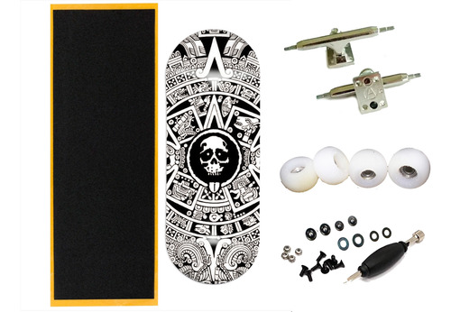 Fingerboard Completa Mictlan Serie 1 Y Ruedas De Uretano