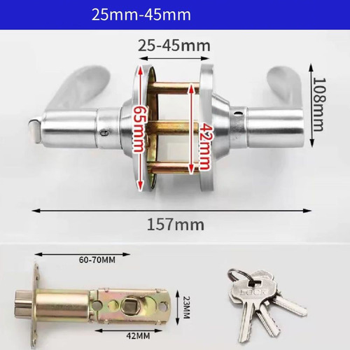 Kit De Barra De Seguridad De Aleación De Aluminio Con Cierre