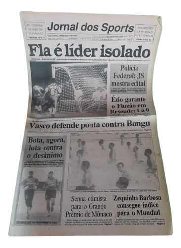 Jornal Dos Sports Flamengo Lider 11-05-1993*