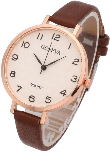 Reloj Mujer Top Plaz Atpus68813 Cuarzo Pulso Marrón Just Wat