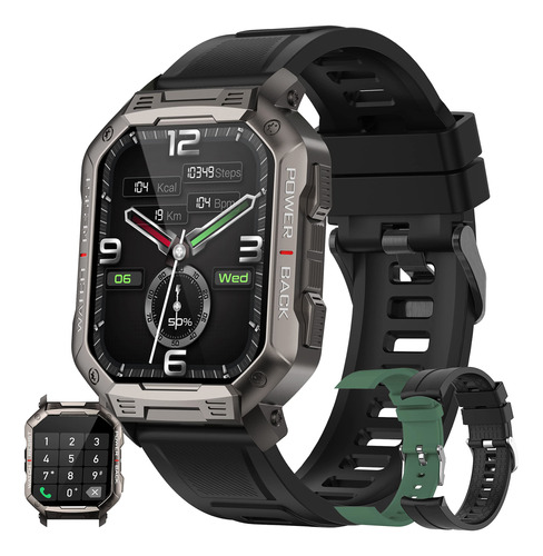 Reloj Inteligente Para Hombre, Bluetooth (respuesta/hacer Ll