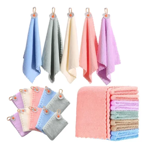 comprar Toalla De Manos Absorbente De Microfibra Diseño Kawaii 10pzs
