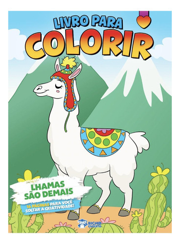 Lhamas: Colorir É Demais, De Bap Educare Pvt. Série Animais Fantásticos, Vol. 0. Editora Editora Rideel, Capa Mole, Edição 0 Em Português, 2020