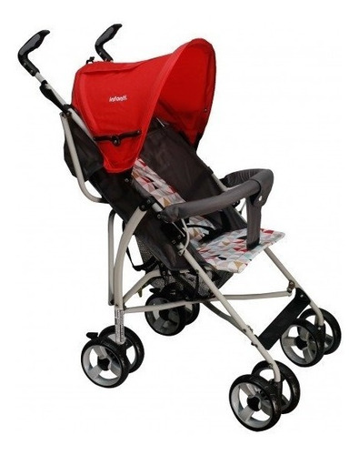 Infanti - H108 Coche Baston Spin Triangulos Rojo