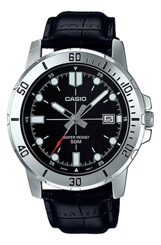 Reloj Para Hombre Casio Mtpvd01l Mtpvd01l-1evudf Negro