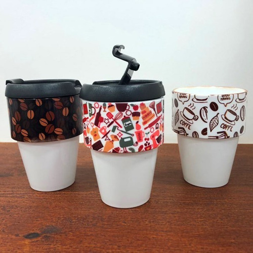 Imagen 3 de 6 de Vaso Café Térmico Polímero Sublimable X 12 Unidades