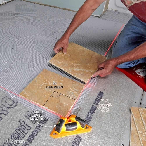 Nivel Laser Escuadra Colocacion Ceramicas Pisos Porcelanato