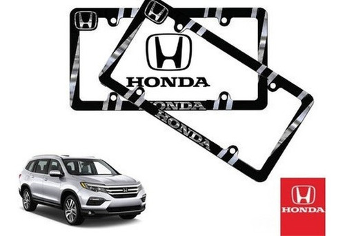 Par Porta Placas Honda Pilot 3.5 2017 Original