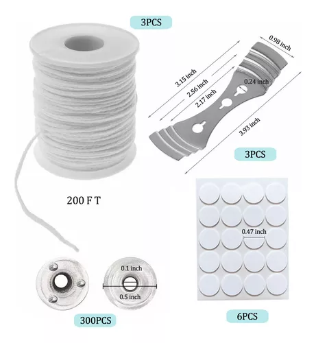 Pabilo para velas (mecha) metro - Reachem