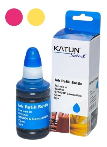 Tinta Compatible Con Brother Bt-5001 Colores Marca Katun