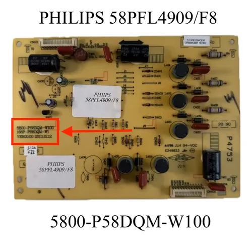 Scheda Madre (Modulo) Philips 58PFL4909/F7 C811 - Nuova Mai Usata - Ricambio Originale