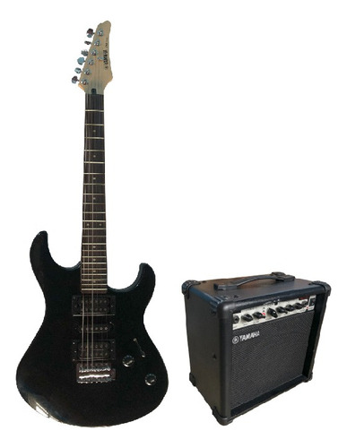 Guitarra Eléctrica Yamaha Erg 121c Con Amplificador Yamaha