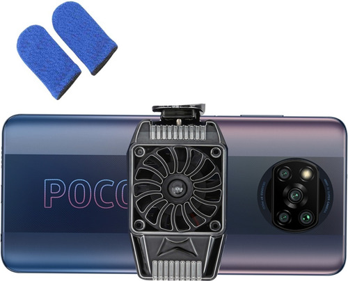Cooler Celular Poco X3 Pro  + Brinde Luvinha De Dedo Gamer