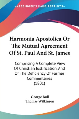 Libro Harmonia Apostolica Or The Mutual Agreement Of St. ...