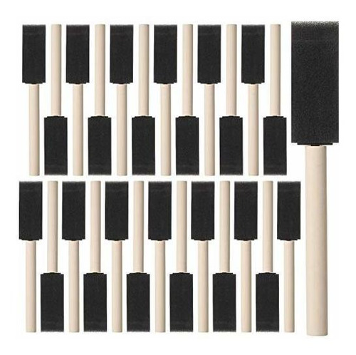 Bates- Pinceles De Pintura De Espuma, 26pcs, 1 Pulgada, Cep