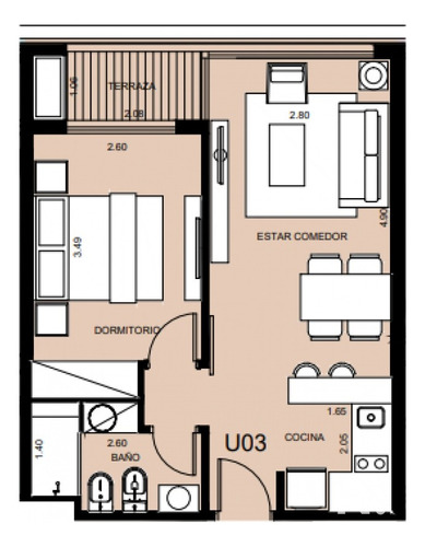 Oportunidad Imperdible, Hermoso Departamento De 1  Dormitorio En Venta