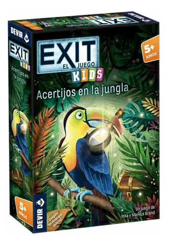 Exit Kids Acertijos En La Jungla Juego De Mesa Para Niños