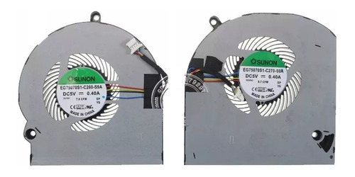 Kit Ventiladores Original Para Alienware 15 R3 / R4 Gpu/cpu