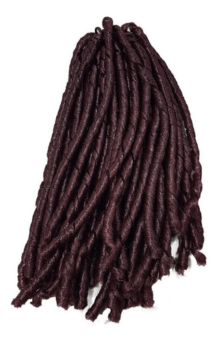 Cabelo Nina Soft Dread Fibra Sintética 360g Crochet Braid Cor #99j