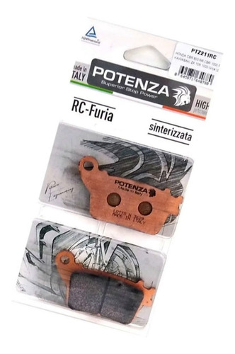 Pastilhas Freio Potenza Ptz211rc Zx10 Zx10r 2015 2016 2017