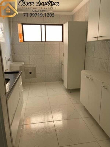 Imagem 4 de 12 de Alugo Apartamento Reformado 3/4 Sendo (01 Suíte) Varanda Gourmet - Rio Vermelho Ap02309