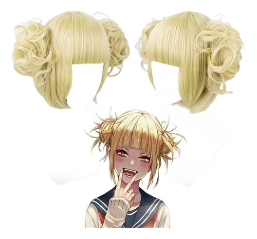 Pelucas De Cosplay De Anime, My Hero Academia Himiko Toga
