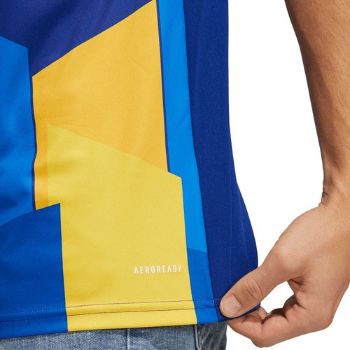 Imagen 4 de 4 de Camiseta Boca Tercer Recambio Gk3173 Oficial Lefran