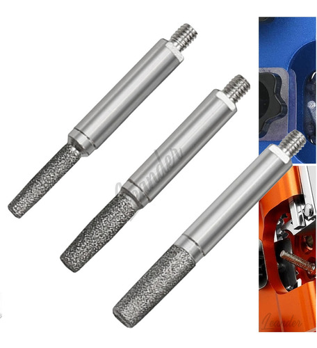 3 Und Lima Para Amolar Corrente Motosserra Afiador Manual