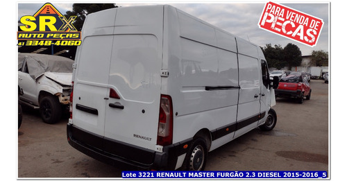 Sucata Renault Master Furgão 2.3 Diesel 2016