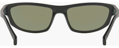Lentes De Sol Arnette Lostboy Espejeado Negro Para Hombre Lente Azul Acero