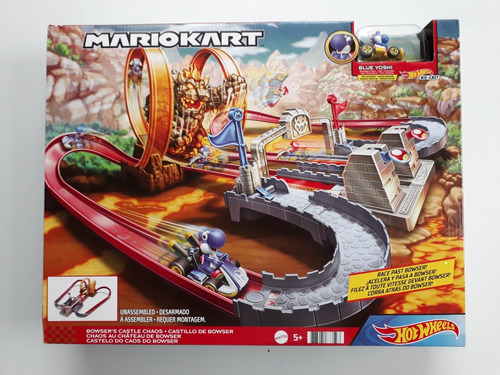 Mario Kart Hot Wheels Pista Castillo De Bowser Nuevo