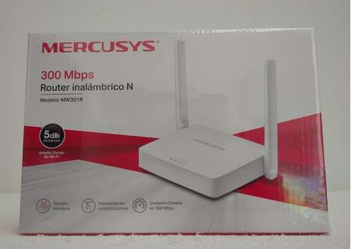 Router Mercusys 2 Antenas 300mbps Internet Wifi Mod Mw301r | MercadoLibre