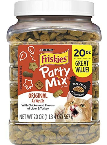 Friskies Party Mix  Recipientes Para Gatos Adultos