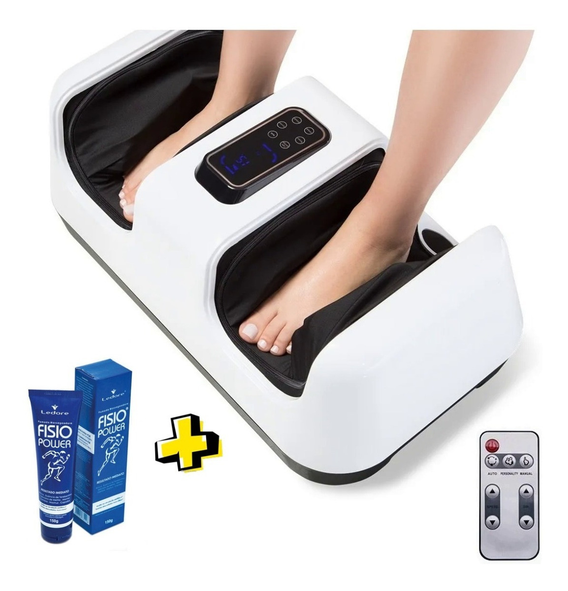 Qual O Melhor Massageador Elétrico Para Os Pés Massageador Elétrico Pés Foot Massager Relax Pro+ Fisiopower | Mercado
