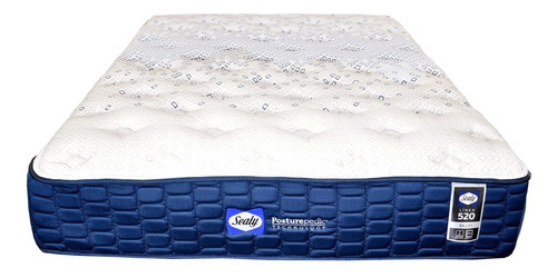 Colchón Sealy Millet Para Cama Matrimonial Color Azul