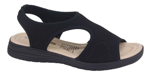 Sandalia Comfortflex Mujer 2251402 Negro Moda