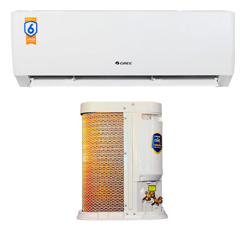 Ar Condicionado Split Hw G-top Inverter Gree 9000bt Q/f 220v Cor Branco