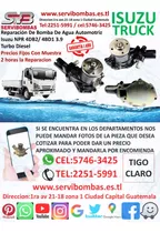 Comprar Bombas De Agua Isuzu Npr 4bd1,4bd2 3.9 Turbo Guatemala