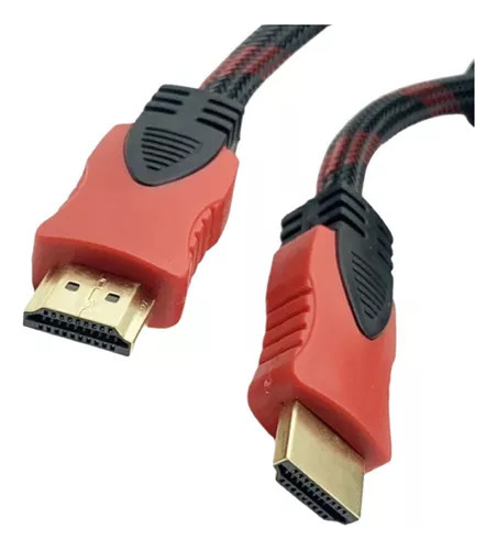 Cable Hdmi Mallado 1.8 Metros Oro Audio Video Tv Hd 1080p 4k