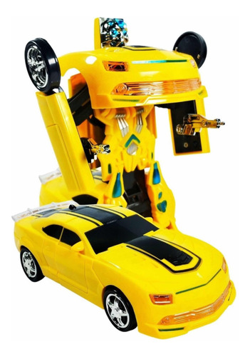 Robot Transformer Auto Bumblebee C/arma 18cm Alto