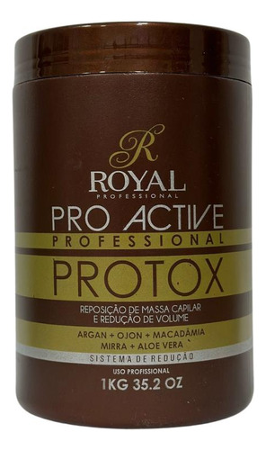 Máscara De Tratamento Capilar Protox 1000g Pro Active Royal