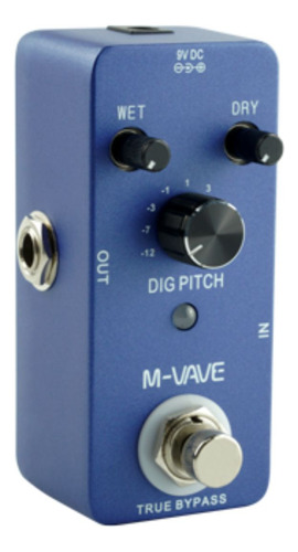 Pedal Pitch Shifter M-vave Dig Pitch Para Guitarra