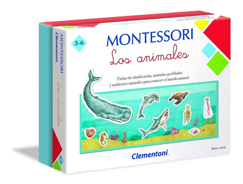 Juego Educativo Clementoni Montessori - Los Animales 55291