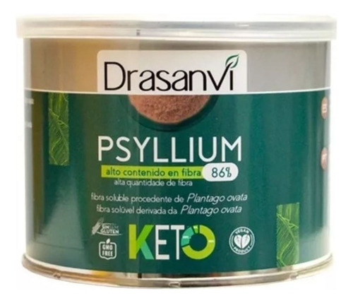 Suplemento en polvo dransanvi  Keto Psyllium psyllium de 200g