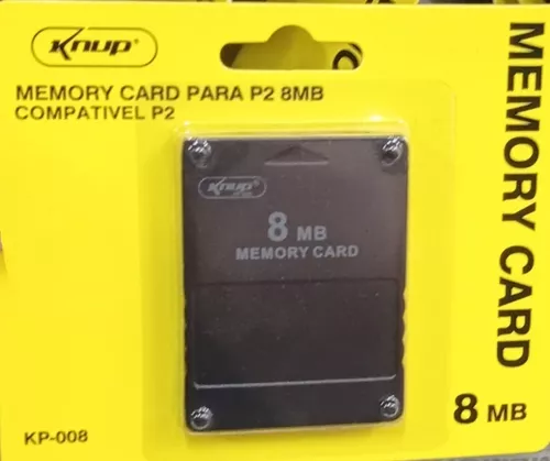 Memory Card 8MB Adesivado PS2 Usado - Fazenda Rio Grande