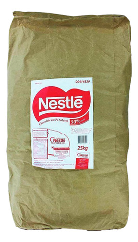 Chocolate Em Pó 50% Cacau Nestlé 25 Kg