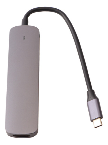Adaptador Multiport Usb C Carga De 100w Pd Usb 3.0 Admite